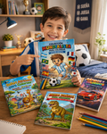 Pack Mega Diversión – 4 Libros Digitales para Colorear.