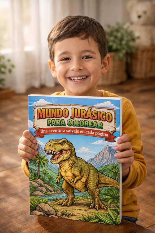 Mundo Jurásico para Colorear | Formato Digital